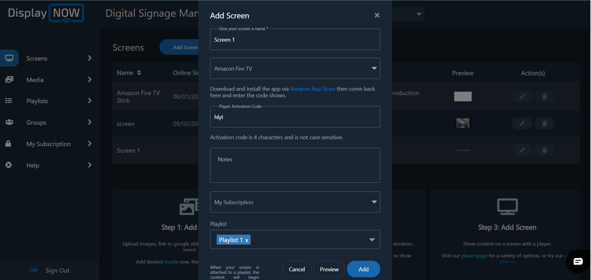 Get Started with Display NOW